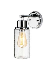 Morvah 1 Light Wall Light - Polished Chrome