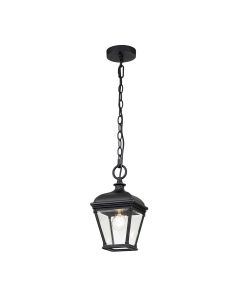 Bayview 1 Light Medium Chain Lantern - Black