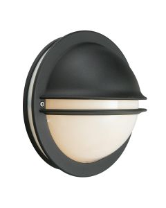 Berlin 1 Light Wall Light - Black