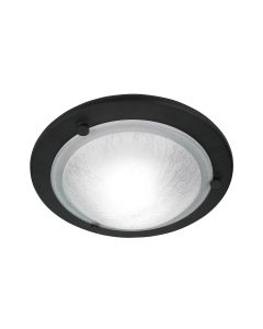 Berwick 1Light Flush - Black