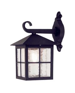 Winchester 1 Light Wall Down Lantern - Black