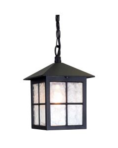 Winchester 1 Light Chain Lantern - Black