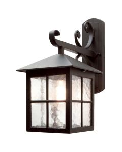 Winchester 1 Light Wall Down Lantern - Black - Exterior