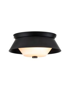 Bowtie 2lt Flush - Matte Black