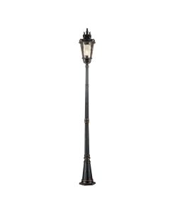 Baltimore 1 Light Large Lamp Post - Weathered Bronze