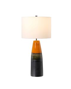 Burnt Oak 1 Light Table Lamp