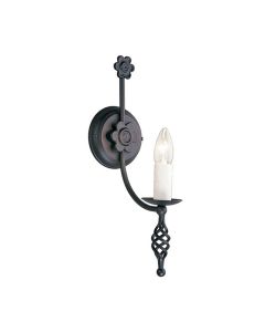Belfry 1 Light Wall Light - Black