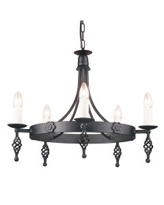 Belfry 5 Light Chandelier - Black