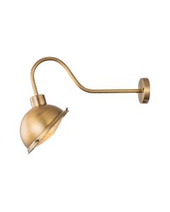 Chiswick 1Lt Brass Sign Light - Antique Brass