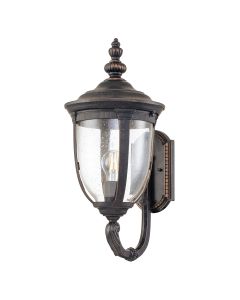 Cleveland 1 Light Medium Wall Lantern - Weathered Bronze
