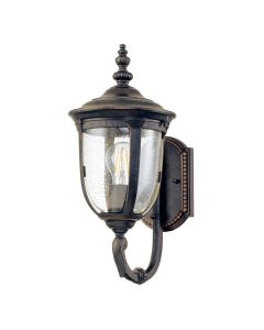 Cleveland 1 Light Small Wall Lantern - Weathered Bronze