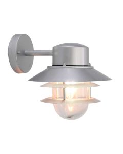 Copenhagen 1 Light Wall Lantern - Silver