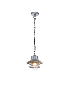 Copenhagen 1 Light Chain Lantern - Silver