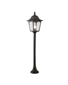 Chapel 1 Light Pillar Lantern - Black