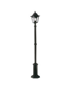 Chapel 1 Light Lamp Post - Black