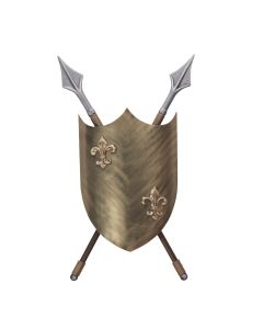 Crusader 2 Light Wall Light - Burnished Bronze