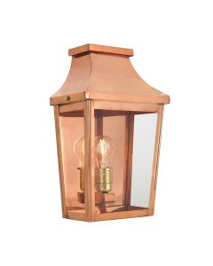 Chelsea 1 Light Large Half Lantern - Copper