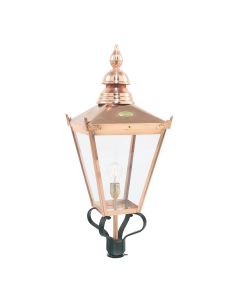 Chelsea 1 Light Grande Lamp Post Head Only - Copper