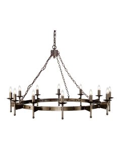 Cromwell 12 Light Chandelier - Old Bronze