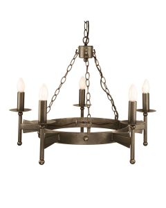 Cromwell 5 Light Chandelier - Old Bronze