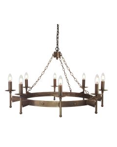Cromwell 8 Light Chandelier - Old Bronze
