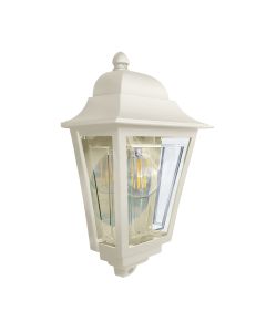 Deco Lane 1lt Half Wall Lantern - Cream
