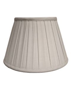 10" Cotton Box Pleat Oyster (25Cm)