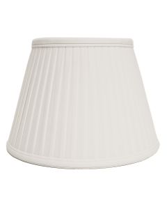 10" Cotton Fine/Pencil Pleat Ivory (25Cm)