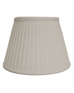 10" Cotton Fine/Pencil Pleat Oyster (25Cm)