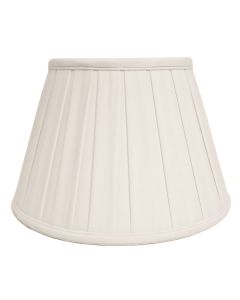 12" Cotton Box Pleat Ivory (30Cm)