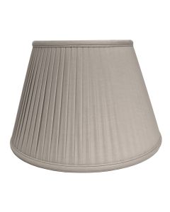 12" Cotton Fine/Pencil Pleat Oyster (30Cm)