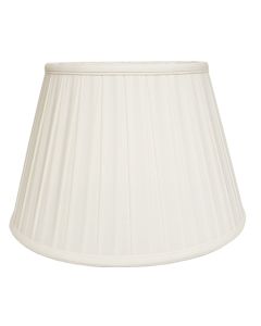 14" Cotton Box Pleat Ivory (35Cm)