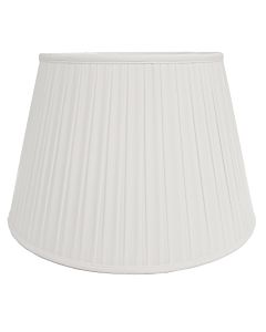 18" Cotton Box Pleat Ivory (46Cm)