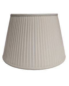 18" Cotton Fine/Pencil Pleat Oyster (46Cm)