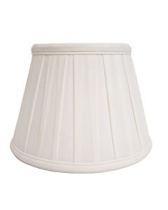 8" Cotton Box Pleat Ivory (20Cm)