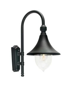 Firenze 1 Light Wall Lantern - Black