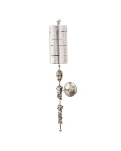 Fragment 1 Light Wall Light - Silver leaf