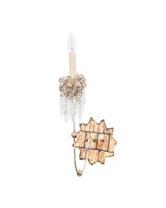 Venetian 1 Light Wall Light - Beige Patina & Gold
