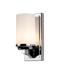 Amalia 1 Light Small Wall Light - Polished Chrome