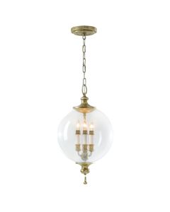 Argento 3 Light Pendant Light - Oxidized Silver Leaf