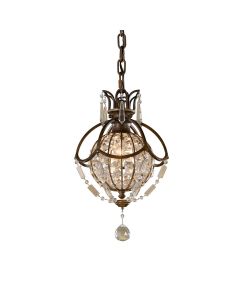 Bellini 1 Light Pendant Light - Oxidized Bronze / British Bronze