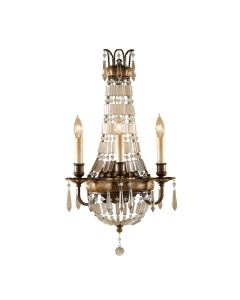 Bellini 3 Light Wall Light - Oxidized Bronze / British Bronze