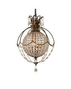 Bellini 3 Light Chandelier - Oxidized Bronze / British Bronze