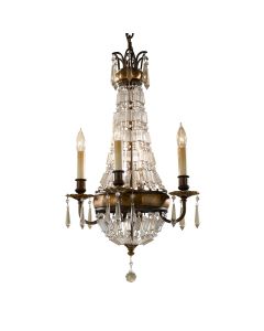 Bellini 4 Light Chandelier - Oxidized Bronze / British Bronze
