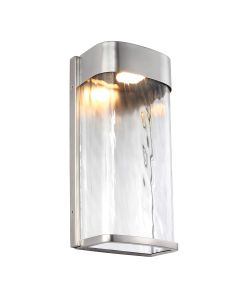 Bennie 1 Light Large LED Wall Light - Painted Brushed Steel