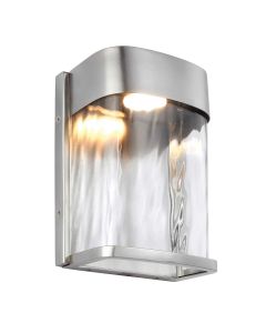 Bennie 1 Light Small LED Wall Light - Painted Brushed Steel