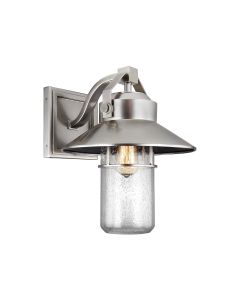 Boynton 1 Light Large Wall Lantern - Painted Brushed Steel
