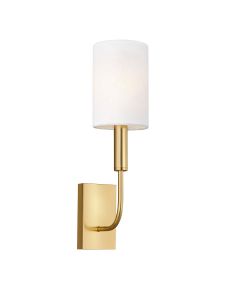 Brianna 1 Light Wall Light - Burnished Brass