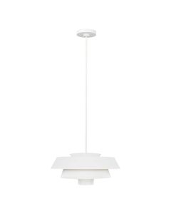Brisbin 1 Light Pendant - Matte White