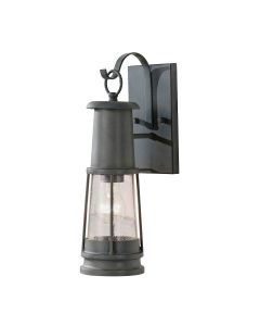 Chelsea Harbor 1 Light Wall Lantern - Storm Cloud